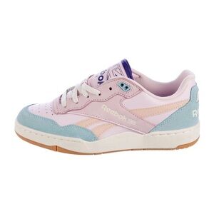 Reebok BB 4000 II Leather Colorblock Pattern Sneakers Pastel Pink